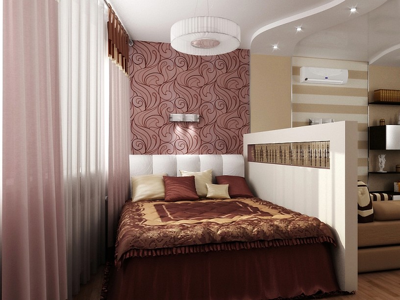 רעיונות לעיצוב חדרי שינה בסלון 20 מ