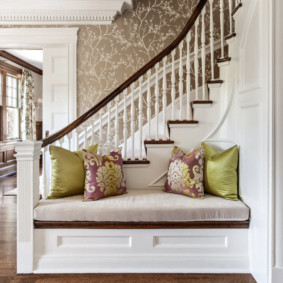 modern wallpaper for the hallway in 2019 interior photo