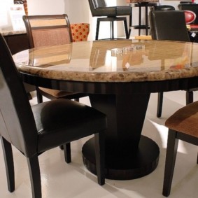 stôl s jednou nohou pre nápady na dizajn kuchyne