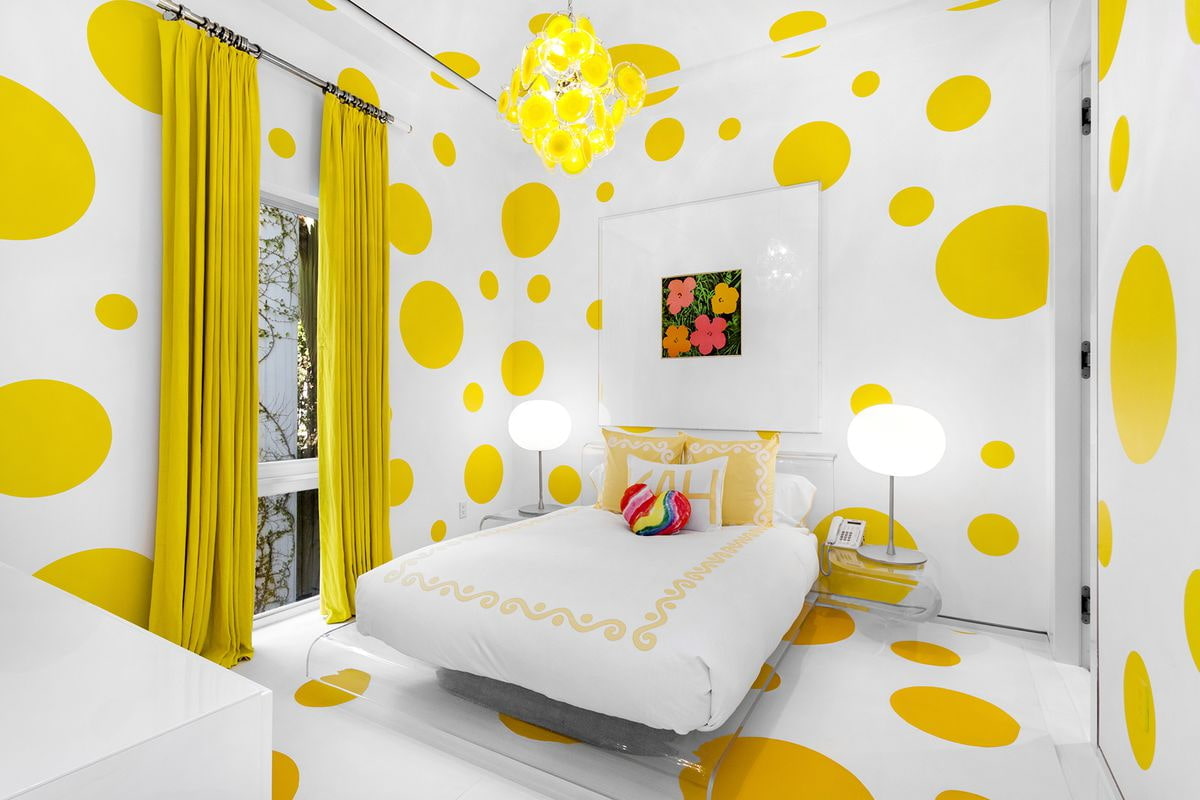 סוגים של רעיונות לחדר שינה צהוב