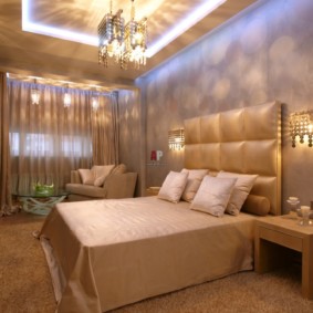 Wandlampen im Schlafzimmer über dem Bett Design-Ideen