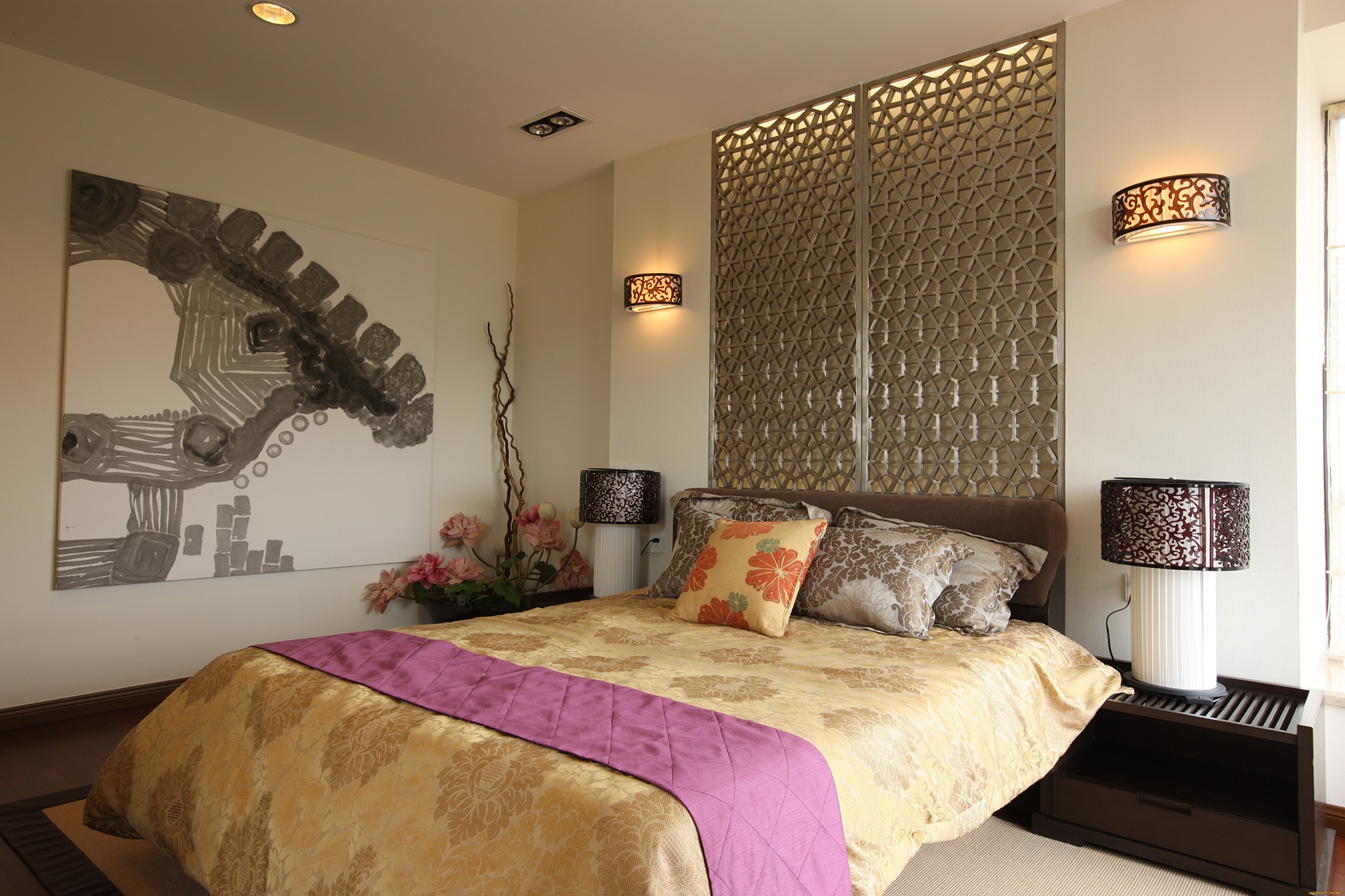 sconces in the bedroom over the bed interior ideas