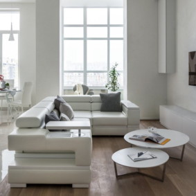 idee di design del divano del soggiorno