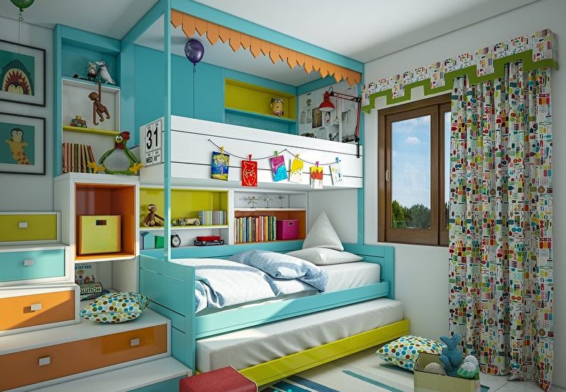 עיצוב חדרים לשני ילדים