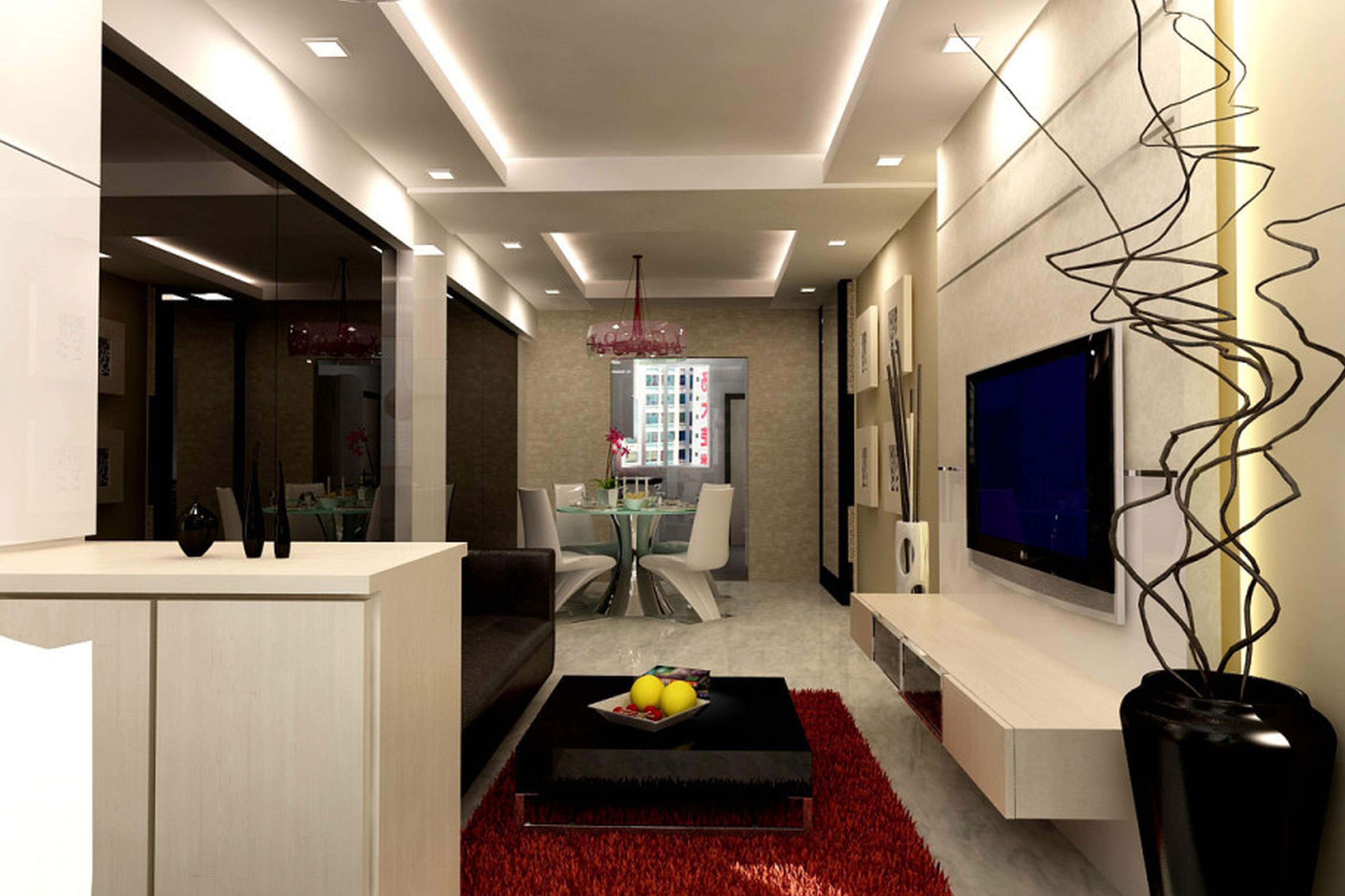 narrow living room design options