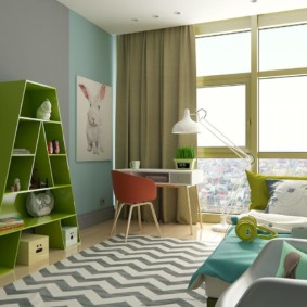 Gyermekszoba modern belső tere