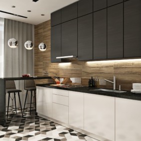 Contrast kitchen fronts