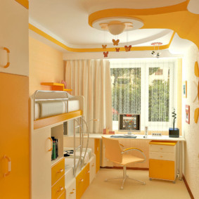 צבע צהוב בעיצוב חדר הילדים
