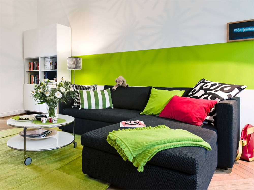 sala de estar em idéias verdes foto