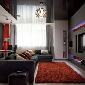 Foto de disseny de la sala d'estar de 16 metres quadrats