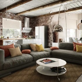 נוף מודרני בסלון בסגנון מודרני