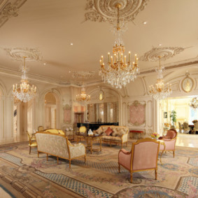 Foto interior de la sala d’estar barroca