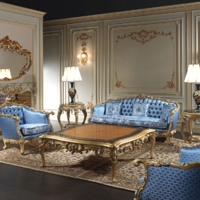phòng khách baroque