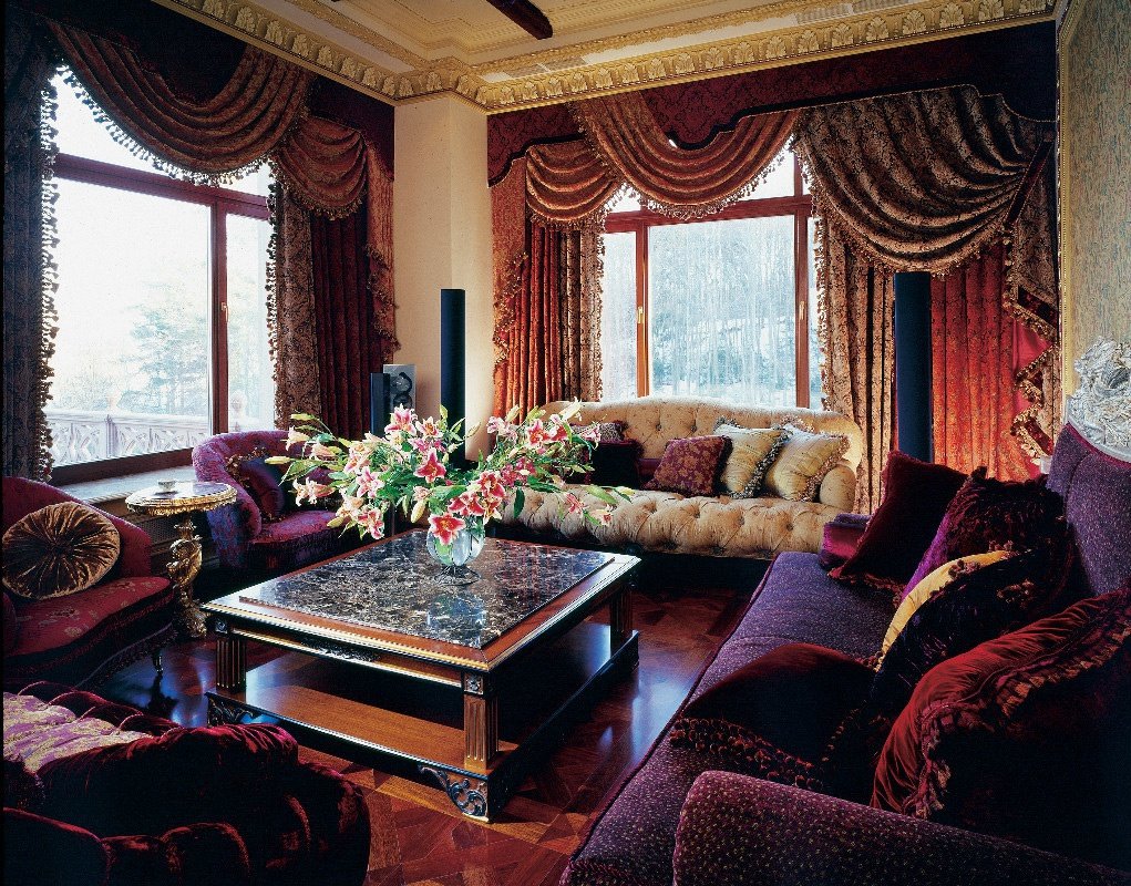 Barok woonkamer decor