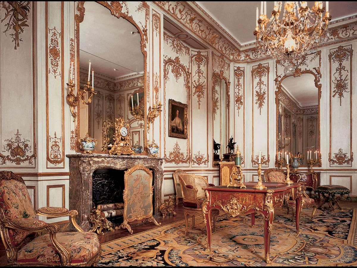 Interiore della foto del salone barocco