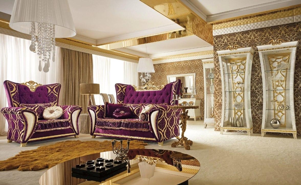 Idees de decoració barroca de sala d'estar