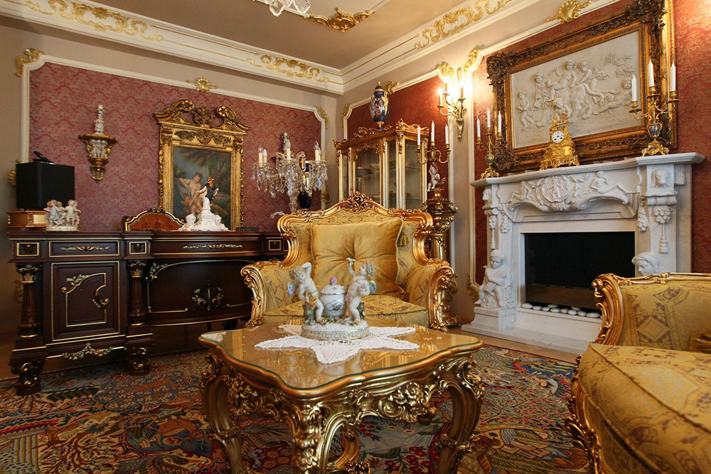 идеје за барокне дневне собе