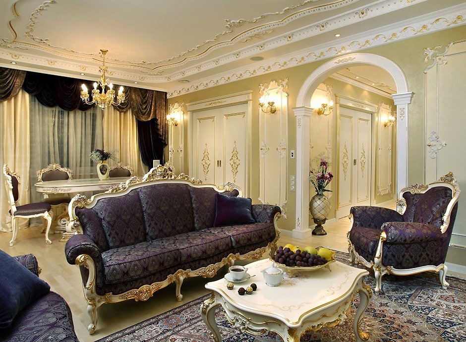 baroková obývacia izba