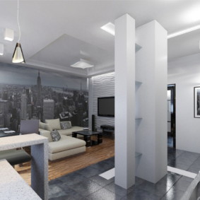 studio apartment 30 sq metro ng mga ideya sa interior