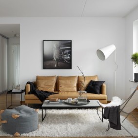 appartement aux couleurs vives et décoration de style moderne photo