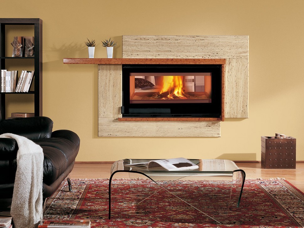 Electric type wall fireplace