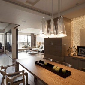 غرف الإضاءة في أفكار تصميم الشقة