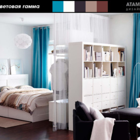 layout ng 3-silid apartment Brezhnevka