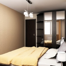 3 szobás apartman Brežnevka tervrajzának elrendezése