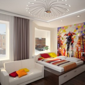 3 szobás apartman elrendezése Brežnevka tervezési ötletekkel