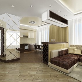 3-istabu dzīvokļa izkārtojums Brežnevka ideju dizains