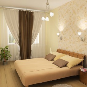 3 szobás apartman elrendezése Brežnevka ötletek tervezése