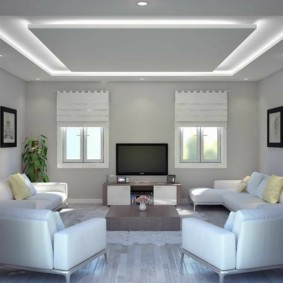 plasterboard ceiling for living room ideas photo