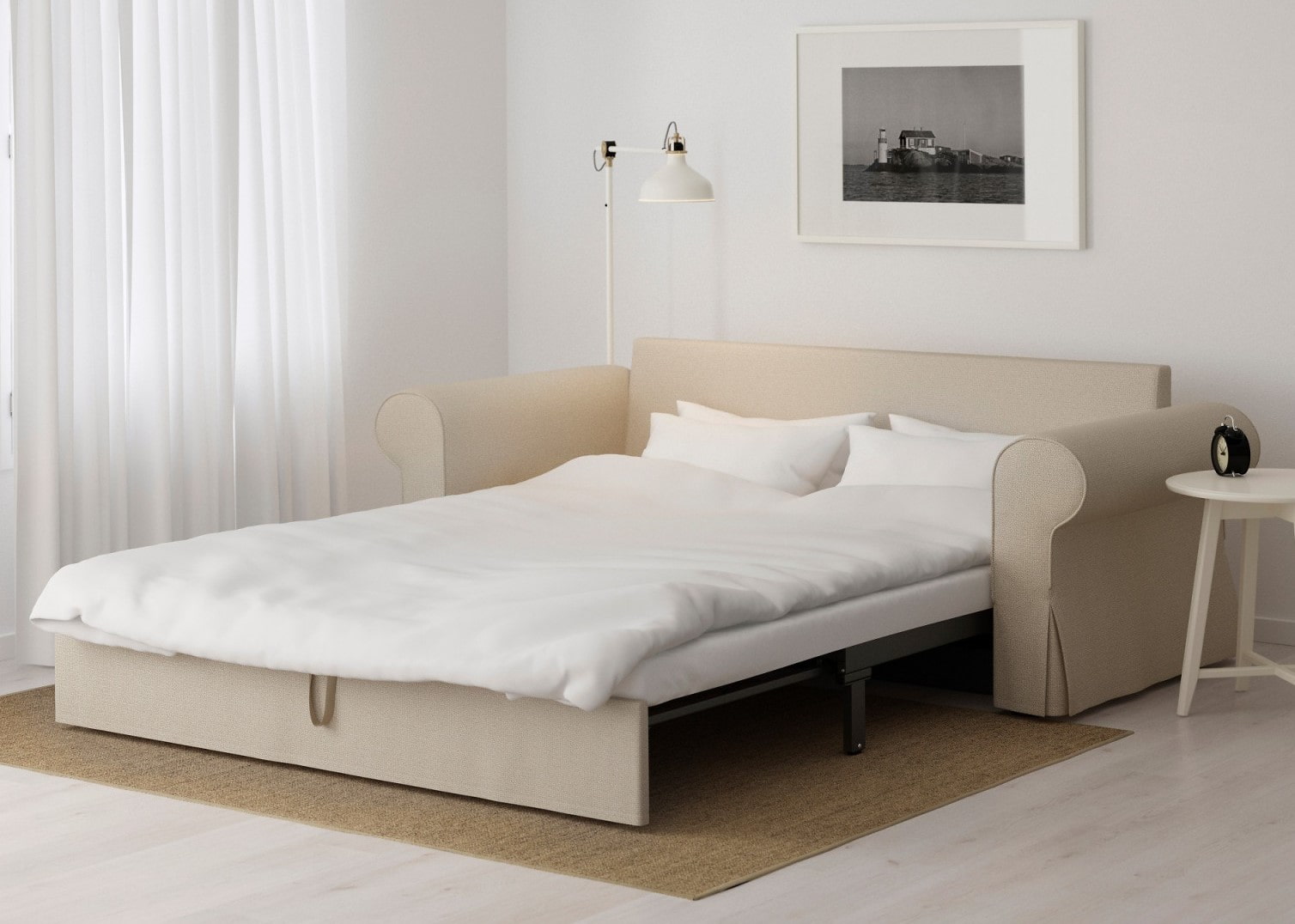 חדר שינה עם רעיונות לעיצוב ספה