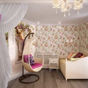 غرفة نوم لأفكار تصميم الفتاة