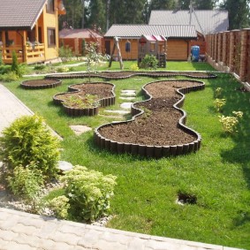 Garden flower beds