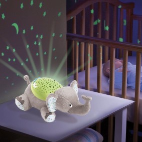 מנורת לילה בצורת צעצוע רך לתינוק