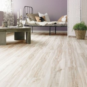 Light wood flooring