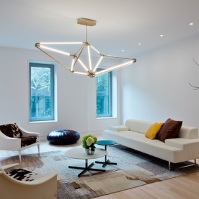 Living room chandelier