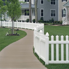 1 meter high PVC fence fence