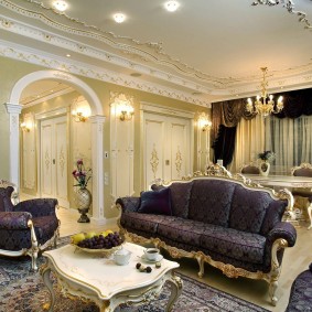 Lựa chọn phong cách phòng khách kiểu Baroque