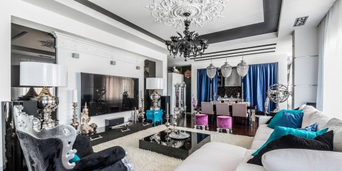stylish living room photo
