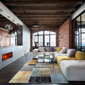 Loft living interior stil