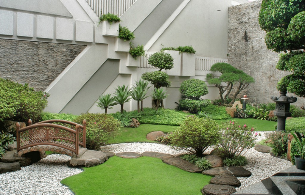 Japanese-style garden on five acres