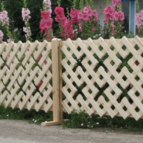 wooden fence at home