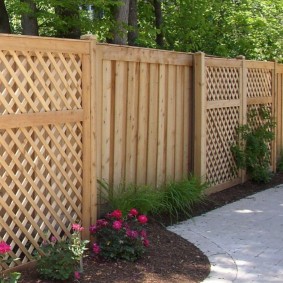 clairance de conception de clôture en bois