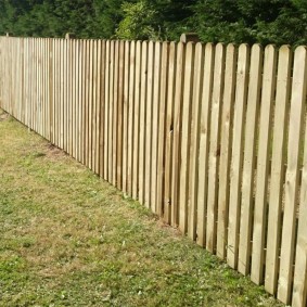 wooden fence site design