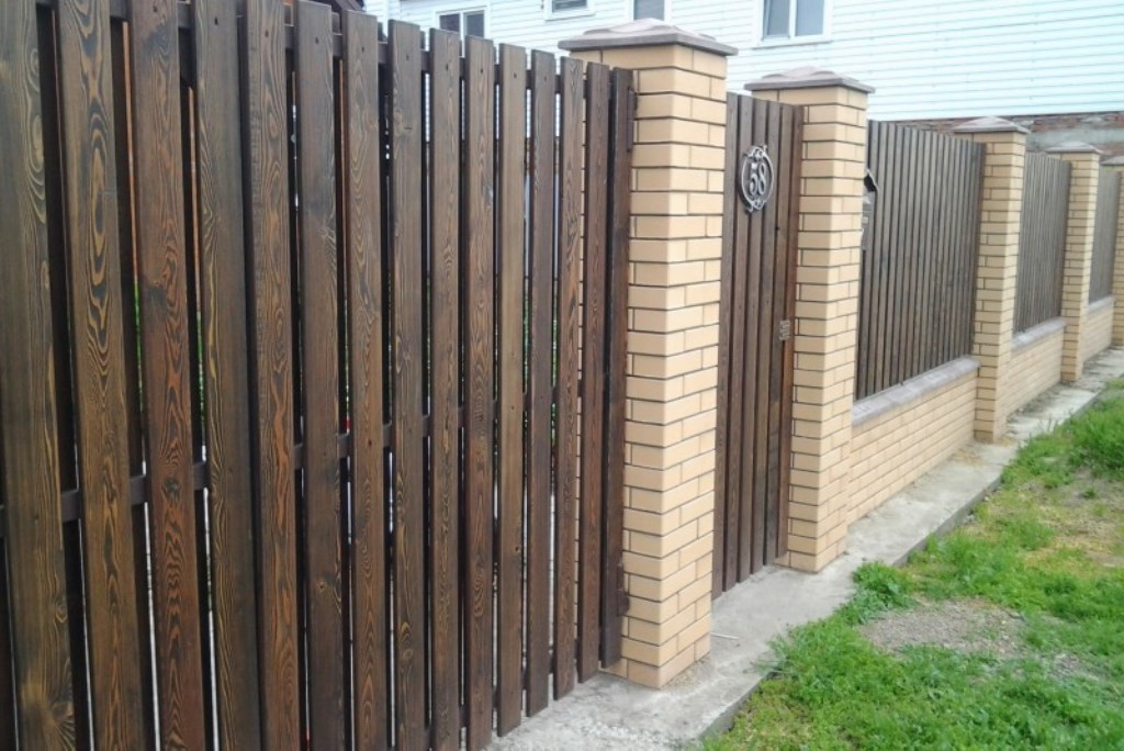 idées de clôture en bois photo