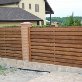 idées de clôture en bois idées