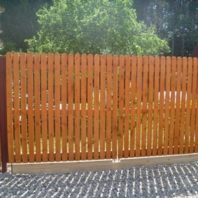 wooden fence types photo
