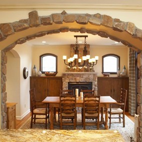 stone arch in apartment ideas options
